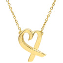ティファニー Tiffany & Co ラビングハート イエローゴールド K18YG ネックレス 18K 750 YG T&Co. パロマピカソ