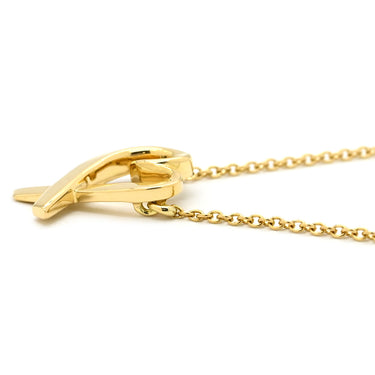 ティファニー Tiffany & Co ラビングハート イエローゴールド K18YG ネックレス 18K 750 YG T&Co. パロマピカソ
