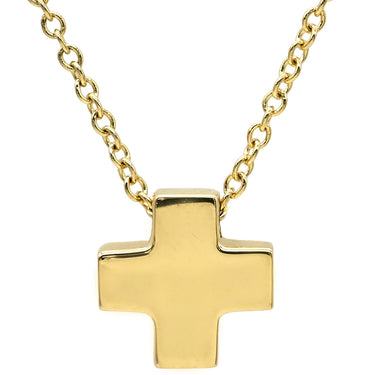 ティファニー Tiffany & Co ローマンクロス ペンダント イエローゴールド K18YG ネックレス T＆Co. 十字架 CROSS 750YG 18金