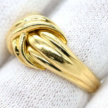 ティファニー Tiffany & Co シグネチャー イエローゴールド K18YG リング 指輪 750 18K 18金 YG 7.5号