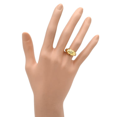 ティファニー Tiffany & Co シグネチャー イエローゴールド K18YG リング 指輪 750 18K 18金 YG 7.5号
