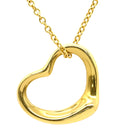 ティファニー Tiffany & Co オープンハート イエローゴールド K18YG ネックレス T＆Co. 18K 18金 750 YG エルサペレッティ