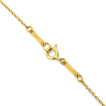 ティファニー Tiffany & Co オープンハート イエローゴールド K18YG ネックレス T＆Co. 18K 18金 750 YG エルサペレッティ