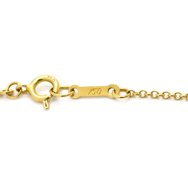ティファニー Tiffany & Co オープンハート イエローゴールド K18YG ネックレス T＆Co. 18K 18金 750 YG エルサペレッティ
