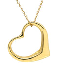 ティファニー Tiffany & Co オープンハート 36mm イエローゴールド K18YG ネックレス T＆Co. 18K 18金 750 YG エルサペレッティ ロング ラージ