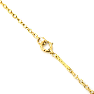 ティファニー Tiffany & Co オープンハート 36mm イエローゴールド K18YG ネックレス T＆Co. 18K 18金 750 YG エルサペレッティ ロング ラージ