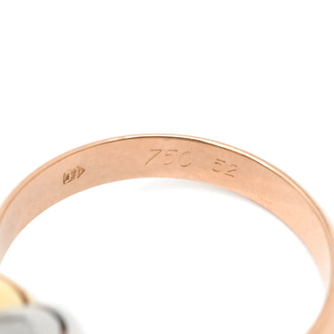 カルティエ Cartier トリニティクラシック ホワイトゴールド×イエローゴールド×ピンクゴールド K18WG K18YG K18PG #52(JP12) リング 指輪 3連 3カラー 3ゴールド18K 750 11.5号