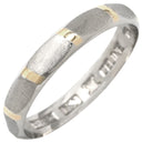 セリーヌ CELINE ウェディング コンビカラー プラチナシルバー×イエローゴールド Pt850 K18YG #16 リング 指輪 プラチナ Pt850 Au750 18K 18金 ブライダル 16号