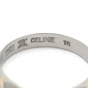 セリーヌ CELINE ウェディング コンビカラー プラチナシルバー×イエローゴールド Pt850 K18YG #16 リング 指輪 プラチナ Pt850 Au750 18K 18金 ブライダル 16号