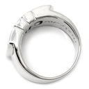 ブルガリ BVLGARI パレンテシリング ホワイトゴールド K18WG リング 指輪 Au750 18K 18金 WG 19号