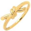 ティファニー Tiffany & Co ノット イエローゴールド K18YG リング 指輪 18K 750AU 8号