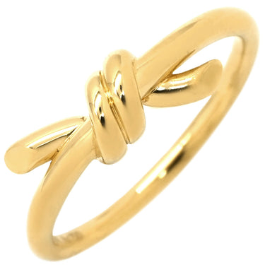 ティファニー Tiffany & Co ノット イエローゴールド K18YG リング 指輪 18K 750AU 8号