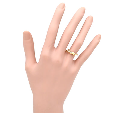 ティファニー Tiffany & Co ノット イエローゴールド K18YG リング 指輪 18K 750AU 8号