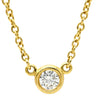 ティファニー Tiffany & Co バイザヤード シングルダイヤモンド ペンダント イエローゴールド K18YG ダイヤモンド ネックレス 18K AU750 YG 1P 1粒 エルサペレッティ