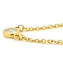 ティファニー Tiffany & Co バイザヤード シングルダイヤモンド ペンダント イエローゴールド K18YG ダイヤモンド ネックレス 18K AU750 YG 1P 1粒 エルサペレッティ