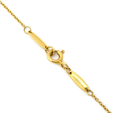 ティファニー Tiffany & Co バイザヤード シングルダイヤモンド ペンダント イエローゴールド K18YG ダイヤモンド ネックレス 18K AU750 YG 1P 1粒 エルサペレッティ