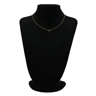 ティファニー Tiffany & Co バイザヤード シングルダイヤモンド ペンダント イエローゴールド K18YG ダイヤモンド ネックレス 18K AU750 YG 1P 1粒 エルサペレッティ