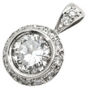 ノンブランド NON BRAND ダイヤモンド 1.035ct プラチナシルバー Pt900 ダイヤモンド ペンダントトップ 1P 1粒 1石 大粒 メレ ネックレストップ Pt900 プラチナ