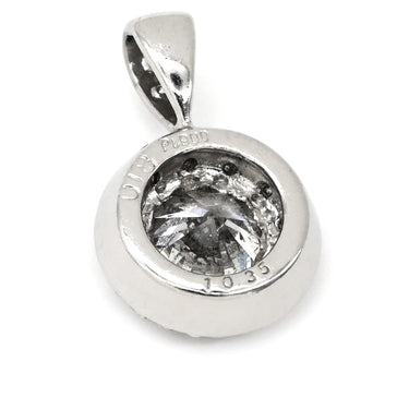 ノンブランド NON BRAND ダイヤモンド 1.035ct プラチナシルバー Pt900 ダイヤモンド ペンダントトップ 1P 1粒 1石 大粒 メレ ネックレストップ Pt900 プラチナ