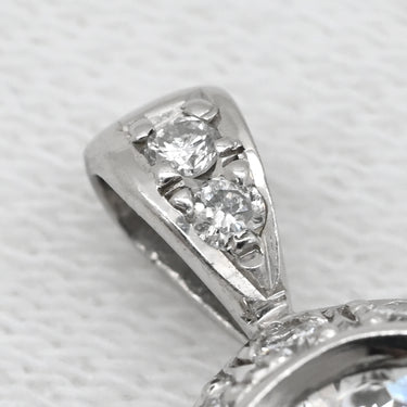 ノンブランド NON BRAND ダイヤモンド 1.035ct プラチナシルバー Pt900 ダイヤモンド ペンダントトップ 1P 1粒 1石 大粒 メレ ネックレストップ Pt900 プラチナ