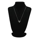 ノンブランド NON BRAND ダイヤモンド 1.03ct プラチナシルバー Pt900 ダイヤモンド ペンダントトップ ネックレストップ プラチナ900 ツイスト インフィニティ 1粒 スウィング
