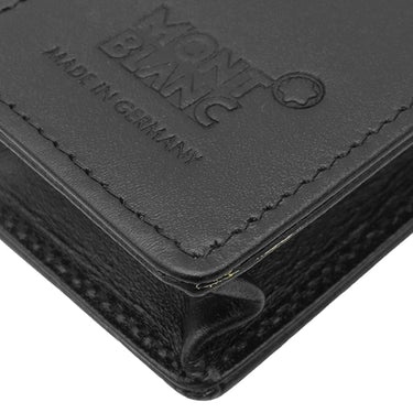 モンブラン Montblanc マイスターシュテュック 2本用 ペンポーチ ブラック レザー ペンケース ゴールド金具 ホワイトスター ペン入れ 2本 2本差し