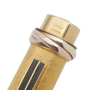 カルティエ Cartier トリニティ ゴールド GP ボールペン インク切れ