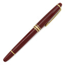 モンブラン Montblanc マイスターシュテュック クラシック ボルドー×ゴールド GP プレシャスレジン ボールペン 黒インク 筆記確認済み
