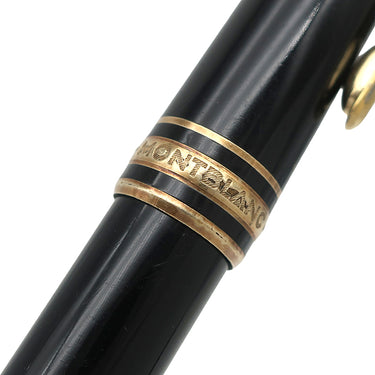 モンブラン Montblanc マイスターシュテュック ゴールド クラシック 132453 ブラック×ゴールド GP プレシャスレジン ボールペン 筆記確認済 黒インク