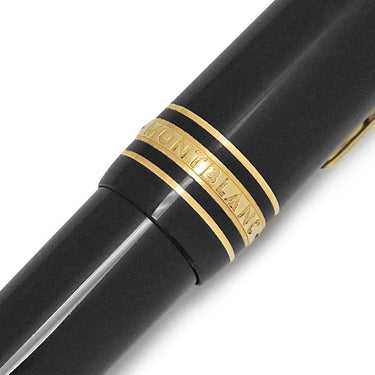 モンブラン Montblanc マイスターシュテュック ゴールドコーティング ルグラン ブラック×ゴールド GP プレシャスレジン ボールペン ゴールド金具 黒 筆記確認済 黒インク