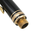 モンブラン Montblanc マイスターシュテュック PIX ゴールドクラシック ブラック×ゴールド GP プレシャスレジン ボールペン 筆記確認済 黒インク