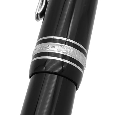 モンブラン Montblanc マイスターシュテュック プラチナコーティング ルグラン ブラック×シルバー GP プレシャスレジン ボールペン 黒インク 筆記確認済み
