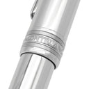 モンブラン Montblanc マイスターシュテュック ソリテール シルバー スターリングシルバー ボールペン ツイスト式 青インク 筆記確認済み