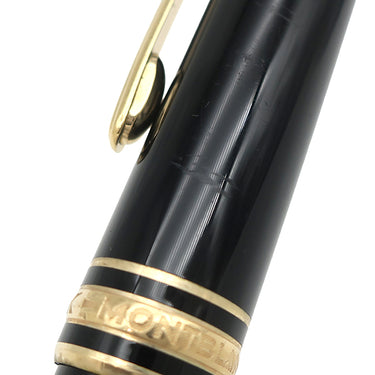 モンブラン Montblanc マイスターシュテュック ゴールド クラシック 132453 ブラック×ゴールド GP プレシャスレジン ボールペン インク切れ