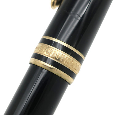 モンブラン Montblanc マイスターシュテュック ゴールド クラシック 132453 ブラック×ゴールド GP プレシャスレジン ボールペン インク切れ