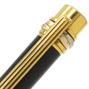 カルティエ Cartier トリニティ ブラック×ゴールド GP レジン 万年筆 K18ペン先 カートリッジ未装着 カートリッジ・コンバーター両用式