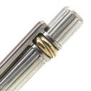 カルティエ Cartier マスト ドゥ カルティエ トリニティ シルバー GP レジン ボールペン 黒インク ツイスト式 筆記確認済み