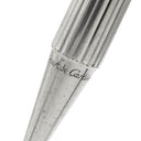カルティエ Cartier マスト ドゥ カルティエ トリニティ シルバー GP レジン ボールペン 黒インク ツイスト式 筆記確認済み