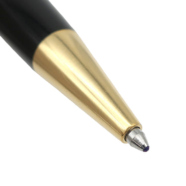 モンブラン Montblanc マイスターシュテュック ゴールド クラシック 132453 ブラック×ゴールド GP プレシャスレジン ボールペン 筆記確認済 青インク