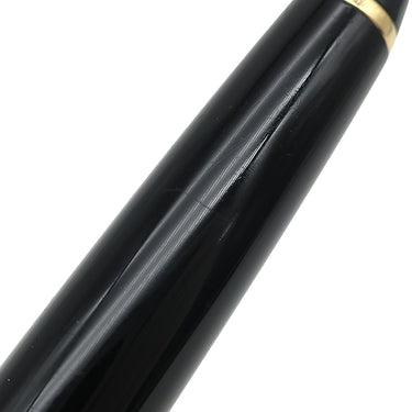 モンブラン Montblanc マイスターシュテュック ゴールド クラシック 132453 ブラック×ゴールド GP プレシャスレジン ボールペン 筆記確認済 青インク