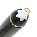 モンブラン Montblanc マイスターシュテュック ゴールド クラシック 132453 ブラック×ゴールド GP プレシャスレジン ボールペン 筆記確認済 青インク