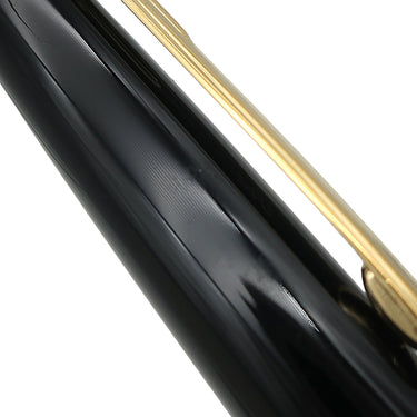 モンブラン Montblanc マイスターシュテュック PIX ゴールドクラシック ブラック×ゴールド GP プレシャスレジン ボールペン 筆記確認済 黒インク