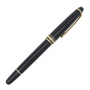 モンブラン Montblanc マイスターシュテュック クラシック ローラーボール 132457 ブラック×ゴールド GP プレシャスレジン ボールペン 黒インク 筆記確認済