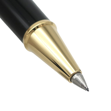 モンブラン Montblanc マイスターシュテュック クラシック ローラーボール 132457 ブラック×ゴールド GP プレシャスレジン ボールペン 黒インク 筆記確認済