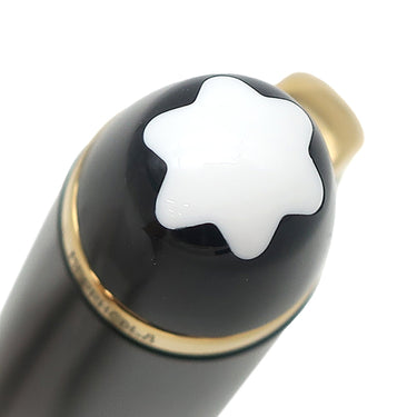 モンブラン Montblanc マイスターシュテュック クラシック ローラーボール 132457 ブラック×ゴールド GP プレシャスレジン ボールペン 黒インク 筆記確認済
