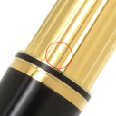 カルティエ Cartier マストライン ブラウン×ゴールド GP ラッカー K18YG(ペン先) 万年筆 トリニティ F字 マーブル カートリッジなし 18Kペン先