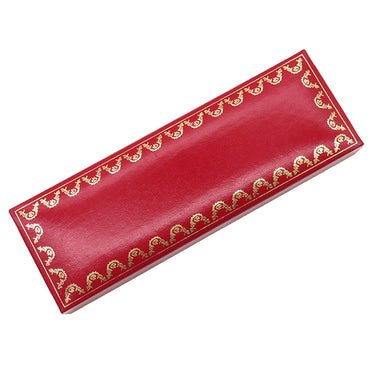 カルティエ Cartier マストライン ブラウン×ゴールド GP ラッカー K18YG(ペン先) 万年筆 トリニティ F字 マーブル カートリッジなし 18Kペン先