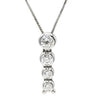 タサキ TASAKI 4連ダイヤモンド ホワイトゴールドXプラチナシルバー K18WG Pt ダイヤモンド ネックレス TASAKI 4石 4粒 Au K18 750WG PT