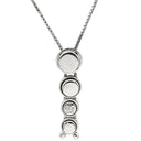 タサキ TASAKI 4連ダイヤモンド ホワイトゴールドXプラチナシルバー K18WG Pt ダイヤモンド ネックレス TASAKI 4石 4粒 Au K18 750WG PT