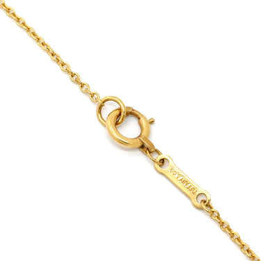 ティファニー Tiffany & Co オープンハート イエローゴールド K18YG ネックレス T＆Co. 18K 18金 750 YG エルサペレッティ